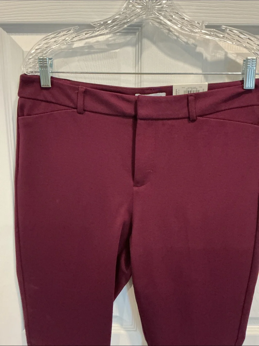 Elle Women's Skinny Mid Rise Slacks- NWT - Picture 2 of 8
